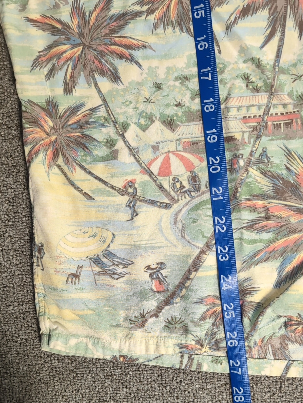 Polo Ralph Lauren Short Sleeve Revere Collar Beach Print Rayon Shirt Size Large - Picture 13 of 13